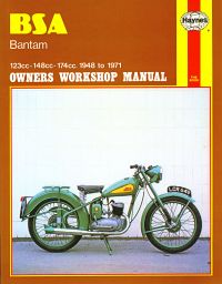 Haynes bog BSA BANTAM 123CC 148CC 174CC