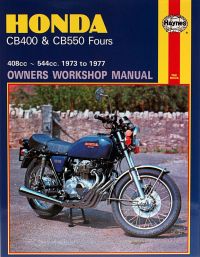 Haynes bog HONDA CB400F CB550F 73-77