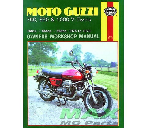 Haynes bog MOTO GUZZI 750 850 1000 74-78