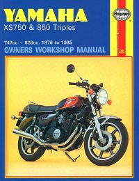 Haynes bog YAMAHA XS750 XS850 TRIBLES