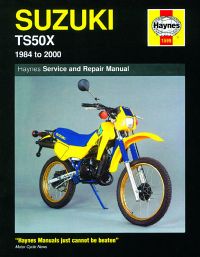 Haynes bog SUZUKI TS50 X 84-00