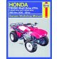 Haynes bog HONDA TRX300 SHAFT 2x4 4x4 88