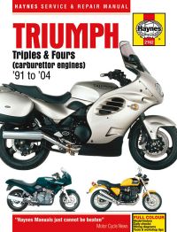 Haynes bog TRIUMPH TRIPLES  FOURS CARB