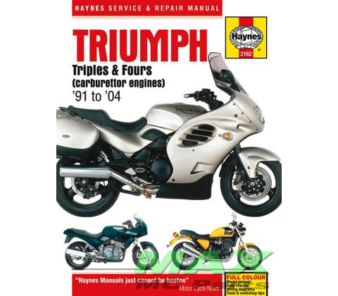 Haynes bog TRIUMPH TRIPLES  FOURS CARB