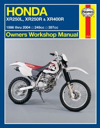 Haynes bog HONDA XL250L XR250R XR400R