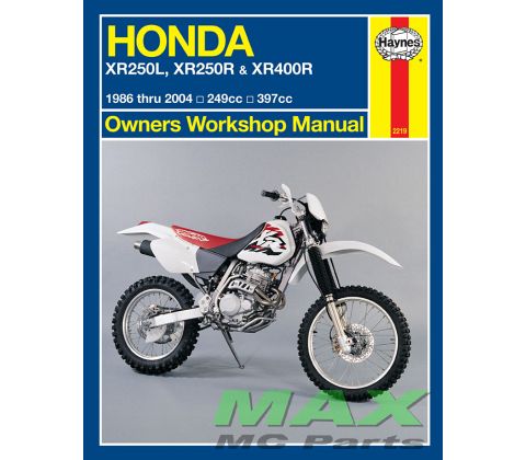 Haynes bog HONDA XL250L XR250R XR400R