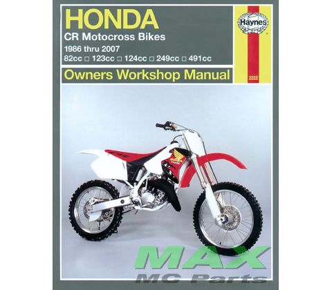 Haynes bog HONDA CR80 CR125 CR250 CR500