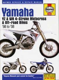 Haynes bog YAMAHA YZ250 YZ250F YZ450F