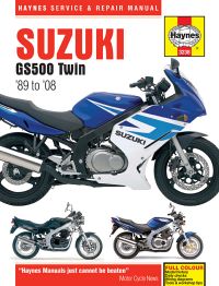 Haynes bog SUZUKI GS500E/F 89-08