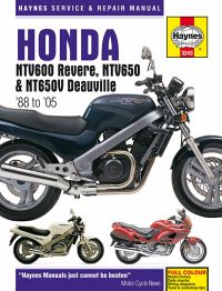 Haynes bog HONDA NTV600 NTV650 NT650V