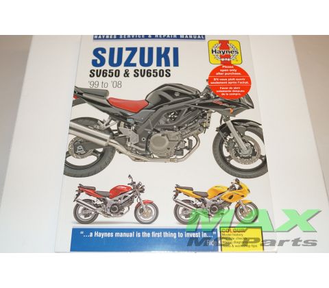 Haynes bog SUZUKI SV650 SV650S 99-08