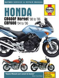 Haynes bog HONDA CB600F HORNET CBF600