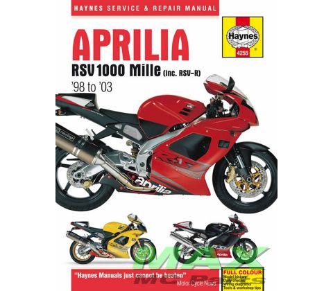 Haynes bog APRILIA RSV1000 MILLE 98-03