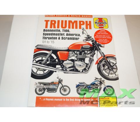 Haynes bog TRIUMPH BONNEVILLE 01-15
