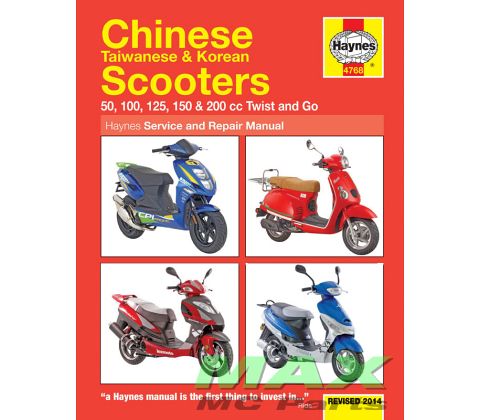 Haynes bog PGO KEEWAY CPI  SCOOTER