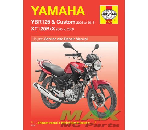 Haynes bog YAMAHA YBR125 XT125 05-13
