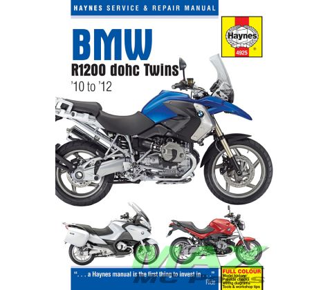 Haynes bog BMW R1200 DOHC 2010-2012
