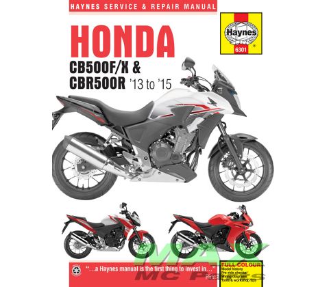 Haynes bog HONDA CB500F/N,CBR500R 13-20