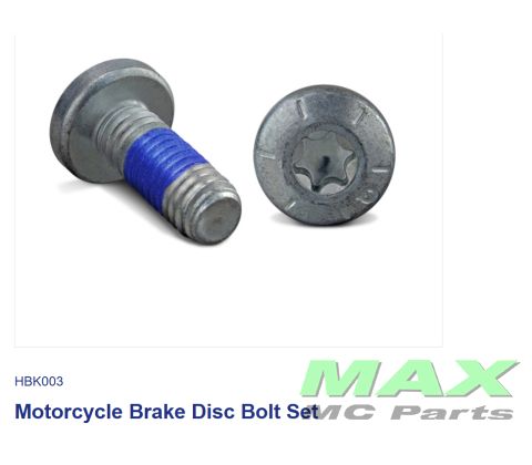 EBC DISC *BOLT SET* HARLEY DAVIDSON