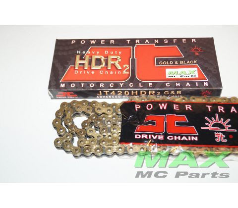 JT KÆDE 420HDR130R GOLD/BLACK HEAVY D