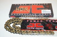 JT KÆDE 520HDR-124R GOLD/BLK HEAVY DUTY