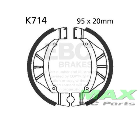 EBC Brake shoe set K714