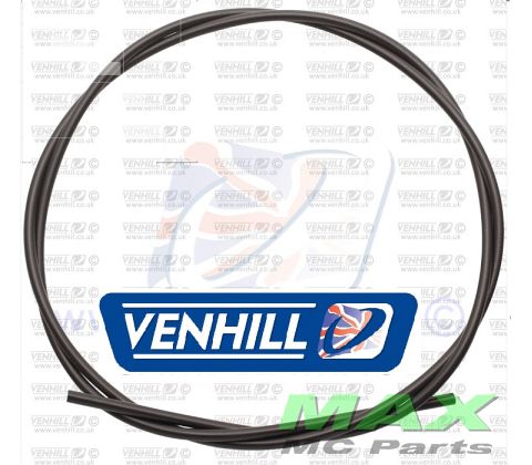 YDERKABEL M/TEFLON SORT 200CM 7MM - 2MM