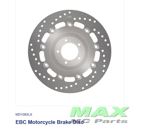 EBC DISC (4,7MM) FRONT LH MD1083LS
