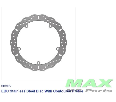 EBC DISC *FRONT* MD1187C CONTOUR LH/RH