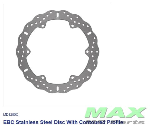 EBC DISC *FRONT* MD1200C LH/RH CONTOUR