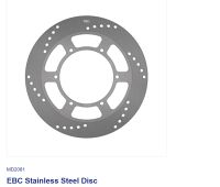 EBC SOLID DISC*FRONT/REAR* MD2079