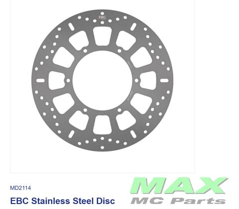 EBC HPSR DISC *REAR* MD2114 XV1900