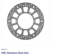 EBC HPSR DISC *REAR* MD2114 XV1900