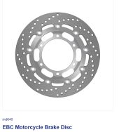 EBC Pro Disc*FRONT* MD640 LH/RH TRIUMPH