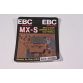 EBC MX-S Formula MX Race pad set with pi