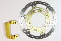 MX Oversize rotor with bracket 250mm dia