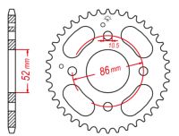 Bagkædehjul RacePro 1071/30T