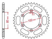 Bagkædehjul RacePro 1076/48T