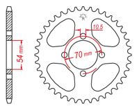 Bagkædehjul RaceP 1206/42T *USE:1206/42T