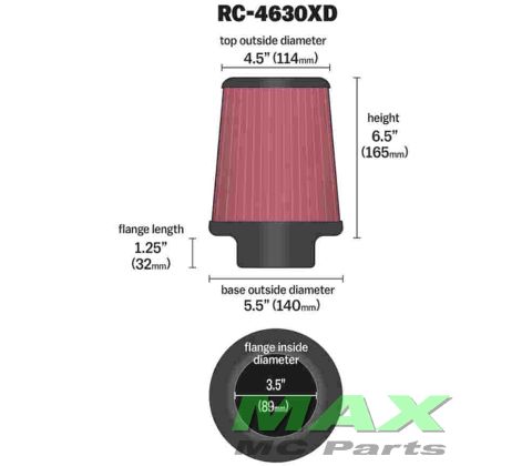 K&N Universal X-Stream Clamp-on