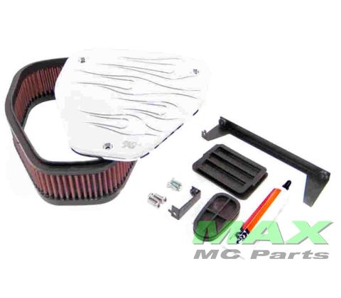 K&N Filter Kit VTX1800 02-08; FLAMED