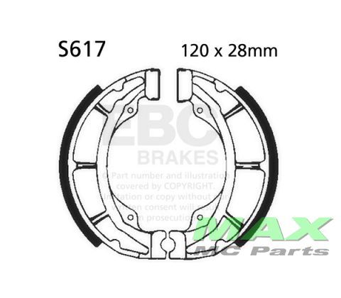 EBC Brake shoe set S617
