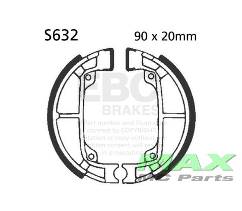 EBC Brake shoe set S632