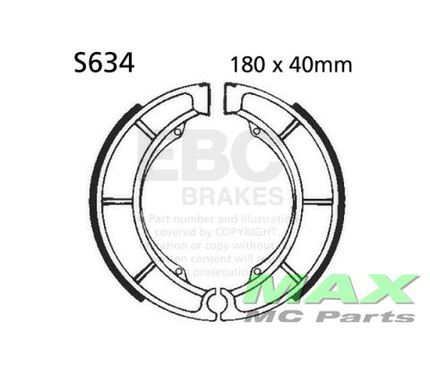 EBC Brake shoe *REAR* S634 SUZUKI