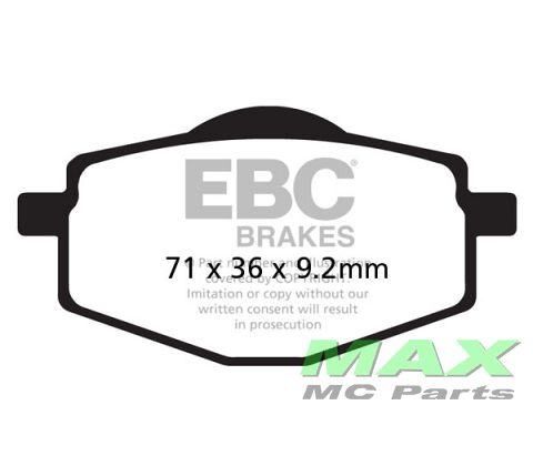 EBC Scooter Disc pad set SFA101