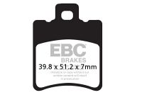 EBC SCOOTER DOUBLE H Disc pad set