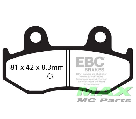 EBC Scooter pad set *REAR* SFA411