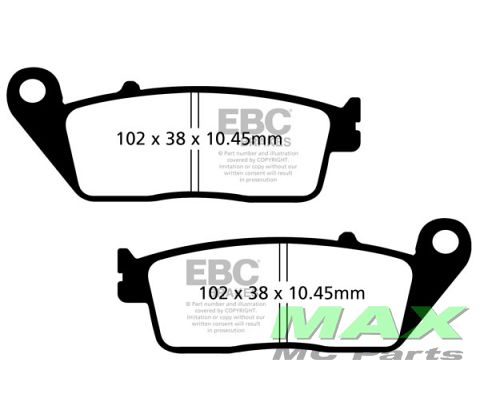 EBC Scooter Disc pad set SFA608
