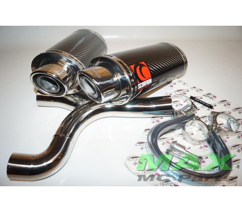 SCORPION Lyddæmper CARBON OVAL