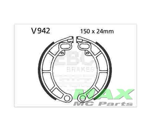 EBC brake shoe set V942